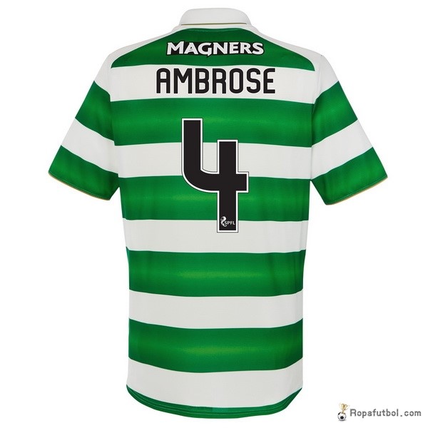 Camiseta Celtic Replica Primera Ropa Ambrose 2016/17 Verde